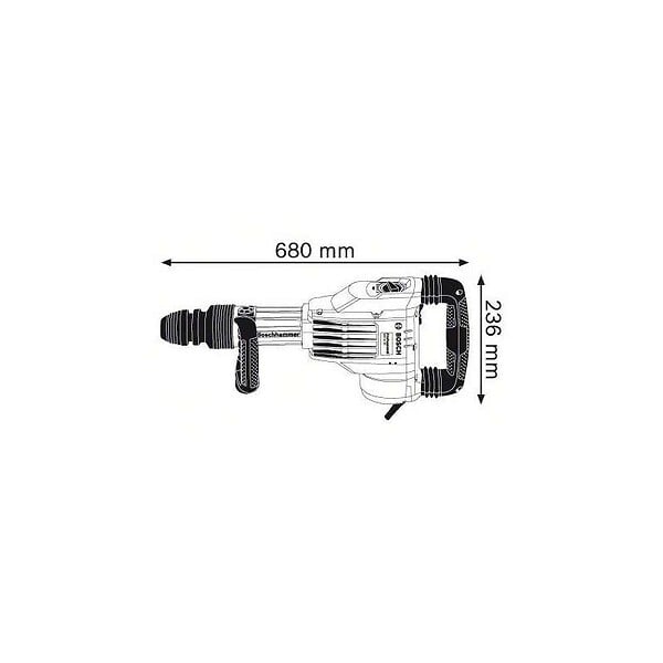 BOSCH - Marteau-Piqueur BOSCH SDS-Max GSH 11 VC Professional 1700 W 23 J - large