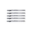 BOSCH - Lot de 5 lames de scie sauteuse T 144 DF BOSCH 2608634567 pour bois dur - vignette