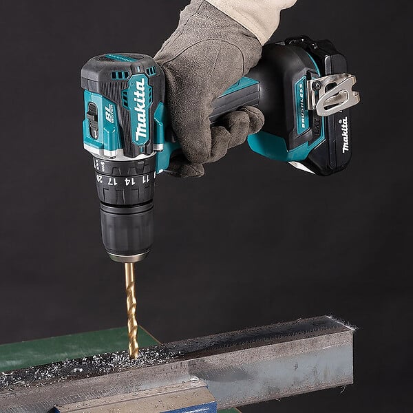 MAKITA - Perceuse visseuse à percussion MAKITA DHP487Z 18V (vendu sans batterie) - large