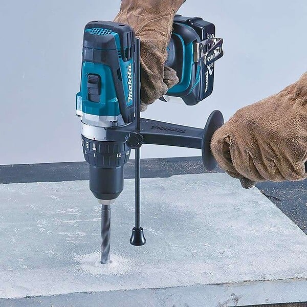 MAKITA - Perceuse visseuse à percussion MAKITA DHP458Z - Ø 13mm - 18V LXT (vendu sans batterie) - large