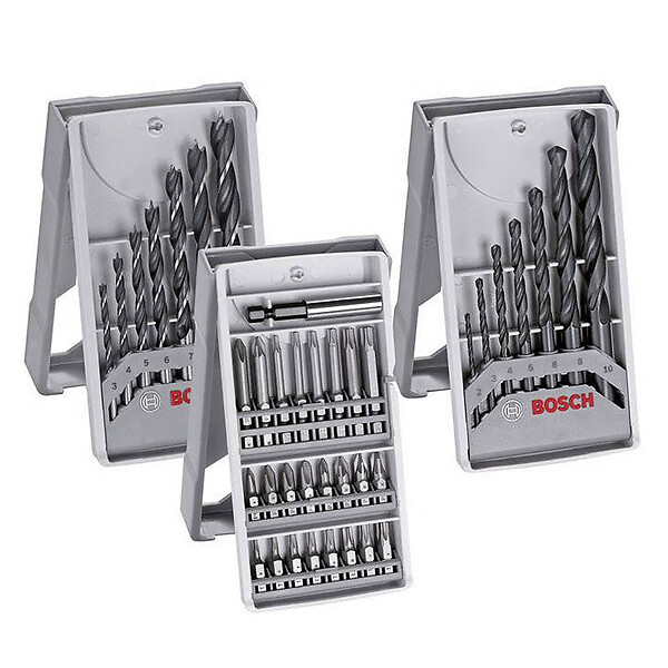 BOSCH - Perceuse visseuse BOSCH GSR 12V-15 set 2+4 Ah + 39 accessoires - large