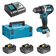MAKITA - Perceuse Visseuse MAKITA DDF484RF3J 18 V Li-ion Ø 13 mm (3 x 3,0 Ah) - vignette