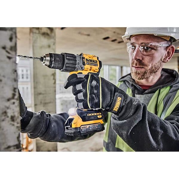 DEWALT - Perceuse-visseuse à percussion compacte 18V DEWALT DCD805NT-XJ Brushless avec coffret - large