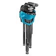 MAKITA - Jeu de 9 clés hexagonales à rotule MAKITA B-65894 - vignette