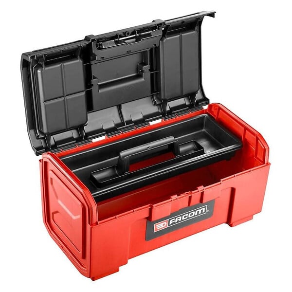 FACOM - Boîte à outils plastique 24'' FACOM BP.C24NPB - Fermeture automatique - large