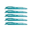 MAKITA - Lot de 5 Lames de scie sabre Super Express MAKITA B-05038 pour métal et acier - vignette
