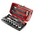 FACOM - Coffret clé à cliquet étanche + douilles 1/4" FACOM RL.NANO1PB 38 pièces - vignette