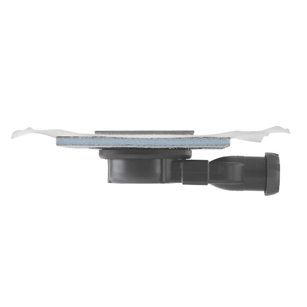 U-TILE - Bonde de sol pour douche italienne U-Tile RC20SLIM - Siphon ultra-plat horizontal - 20x20cm - large