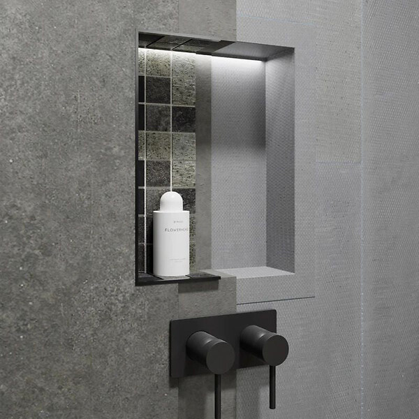 MARMOX - Niche à carreler étanche U-Tile NICHE30/30-INT - Format intérieur 30x30cm - Profondeur 6cm - large