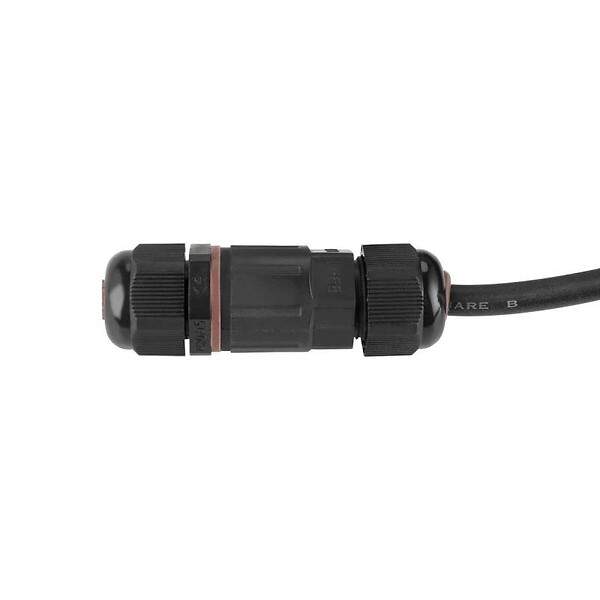SLV - Potelet extérieur Photoni 45 SLV - E27 - 13W max - IP65 - Noir- Sans ampoule - large