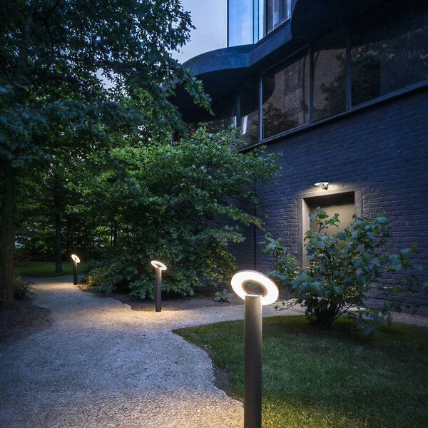 SLV - Potelet orientable LED I-Ring SLV - 9.2W - 3000K - IP65 - Anthracite - Non dimmable - large