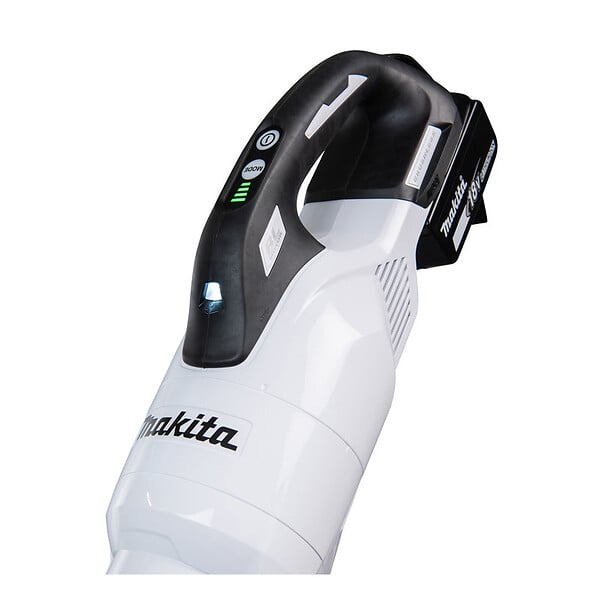 MAKITA - Aspirateur balai LXT blanc MAKITA DCL286FRFW 18 V Li-Ion - 3 Ah - 180 mbar - large