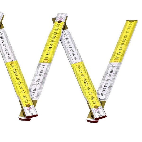 NEO TOOLS - Mètre pliant 2 m NEO TOOLS 74-020 blanc et jaune - large