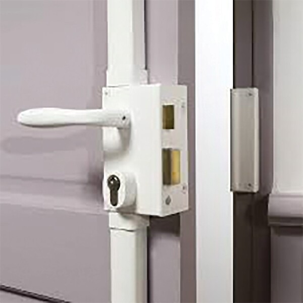 BRICARD - Serrure 3 points 73 A2P* Sans cylindre blanc gauche - BRICARD - 73072 - large