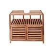 NATUREL - Meuble de salle de bain sous lavabo Naturel Home 67,5x63x35,5 cm, bois  (HOMEUM) - vignette