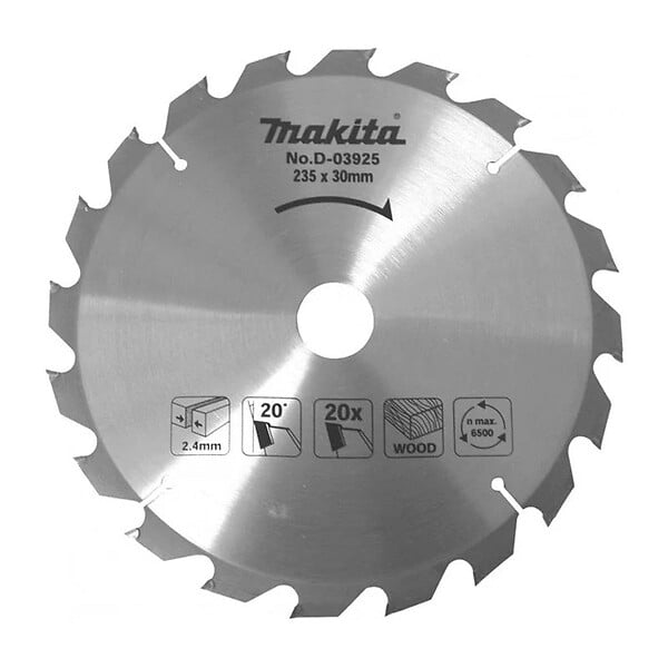 MAKITA - Lames carbure bois standard, pour scies circulaires MAKITA - large