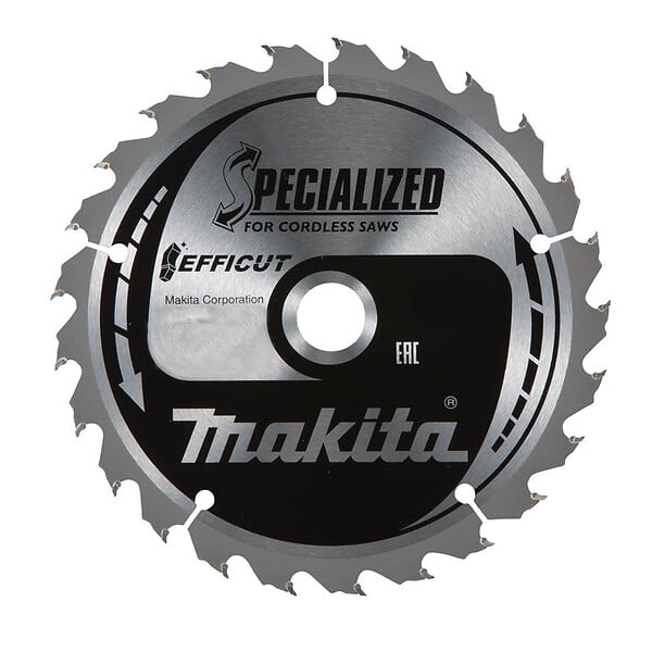 MAKITA - Lame de scie circulaire MAKITA B-32926 , alliage T.C.T spécialisé, 190 x 30 mm, 24 dents, pour bois - large