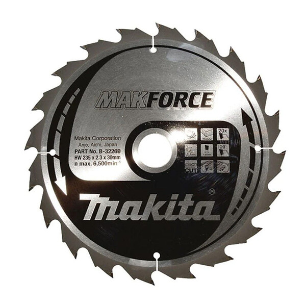 MAKITA - Lame de scie circulaire MAKITA B-32247  (B-08056) MAKFORCE 190 x 30 x 24 dents - large