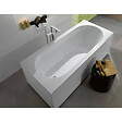 VILLEROY & BOCH - Oberon Baignoire droite Ovale 170 x 70 cm en marbre coulé, pieds fourni, blanc (UBQ177OBE2V-01) - vignette