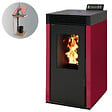INTERSTOVES - Pack Poêle à Granulés Marina 8 Étanche + Kit Conduit Double Flux Vertical Ø80/125 - - vignette