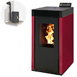INTERSTOVES - Pack Poêle à granules MARINA 8 Etanche + Kit Conduit Ventouse (sortie façade) - - vignette