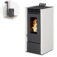 INTERSTOVES - Pack Poêle à granules MARINA 14 Etanche Canalisable + Kit Conduit Ventouse (sortie façade) - - vignette
