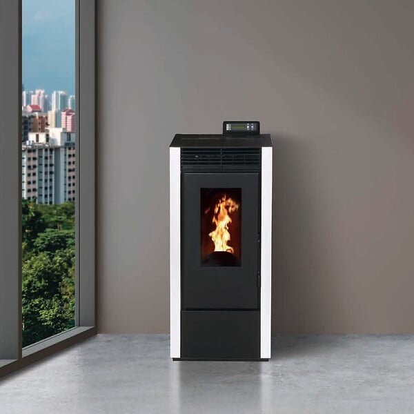 INTERSTOVES - Pack Poêle à granules MARINA 14 Etanche Canalisable + Kit Conduit Ventouse (sortie façade) - - large