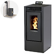 INTERSTOVES - Pack Poêle à granules MARINA 11 Etanche + Kit Conduit Ventouse (sortie façade) - - vignette