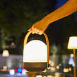 LUMISKY - Baladeuse solaire et rechargeable AURA H27 cm - vignette