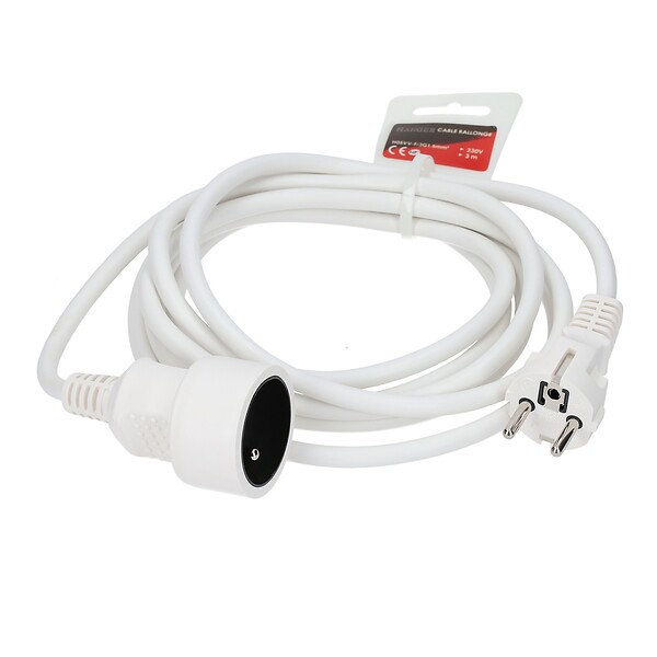 HANGER - Câble rallonge 3m H05VV-F 3G 1,5mmÂ² - HANGER - 200005 - large