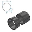 CHERUBINI - Adaptateurs pour moteurs diametre 35mm tube ZF 45 - CHERUBINI - A3505_0504 - vignette