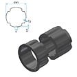 CHERUBINI - Adaptateurs pour moteurs diametre 35mm tube ZF 45 - CHERUBINI - A3505_0504 - vignette