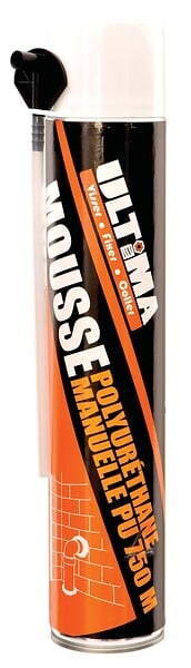 ULTIMA VISSER FIXER COLLER - Mousse polyuréthane aérosol manuelle 750 ml - ULTIMA - 16090 - large