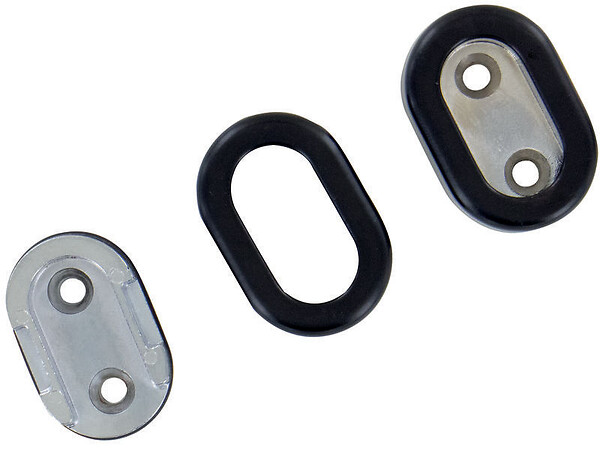 DUVAL - Support extrémité laitonne pour tube 30x15mm référence 2042 - DUVAL - 52-0933-4010 - large