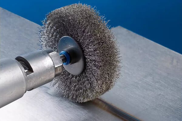 PFERD - Brosse plate sur tige RBU 4009/6 inox 0,20 - PFERD - 43103003 - large