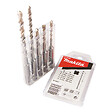 MAKITA - Coffret de 5 Forets 2 taillants V-Plus B-49052 MAKITA à emmanchement SDS-Plus - vignette