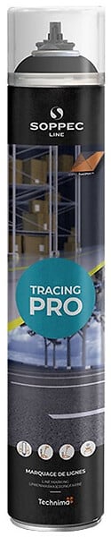 SOPPEC - Peinture de marquage au sol TRACINGÂ® PRO système PureSPRAY rouge RAL 3020 aérosol 750ml - SOPPEC - 152004O - large