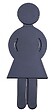 NORMBAU - Idéogramme nylon handicapé pictogramme 4 noire - NORMBAU - 2510040 - vignette
