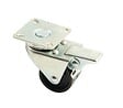 AVL - Roue double galet 50mm platine carré pivotante - AVL - 590051A - vignette