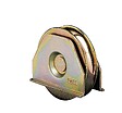 FAAC COMUNELLO - Roue avec plaque gorge ronde 80mm - FRATELLI COMUNELLO - 332-80S - vignette