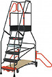 FIMM - Escabeau de rayonnage 6 marches à  immobilisation automatique 150 kg - FIMM - 830008811 - vignette