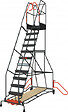 FIMM - Escabeau de rayonnage 12 marches à  immobilisation automatique 150 kg - FIMM - 830008817 - vignette