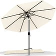 VOUNOT - Parasol inclinable 2.70 x 2.40m avec housse de protection beige - vignette