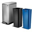 KITCHEN MOVE - Poubelle pédale tri sélectif EDGE 50L - vignette
