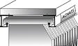 DUVAL - Profil pour dossiers suspendus 221 longueur 2m alu anodisé argent - DUVAL - 42-0102-0202 - vignette