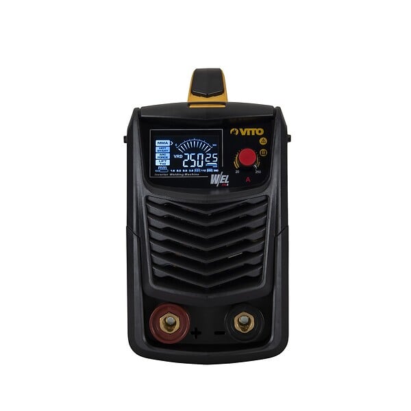 VITO - Poste a souder Professionnel inverter MMA TIG 250 Ampères +12 baguettes Ø 2.5 mm + Cagoule LCD + Mallette VITO - large