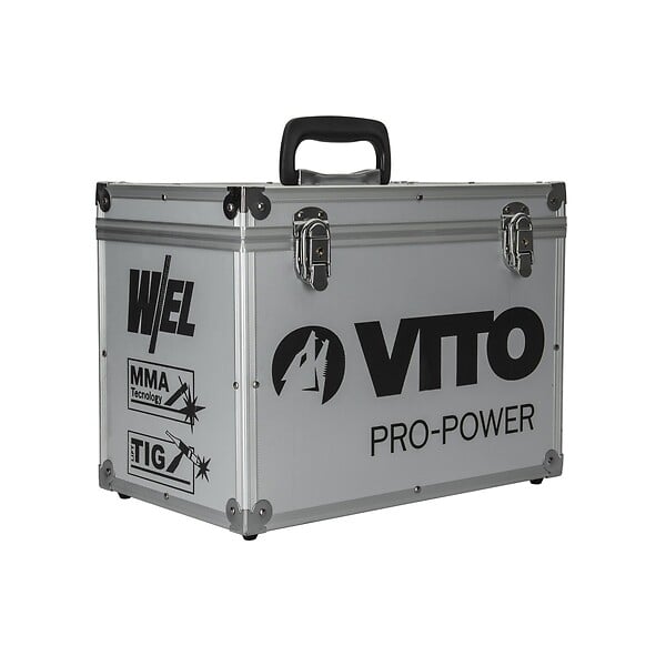 VITO - Poste a souder Professionnel inverter MMA TIG 250 Ampères +12 baguettes Ø 2.5 mm + Cagoule LCD + Mallette VITO - large