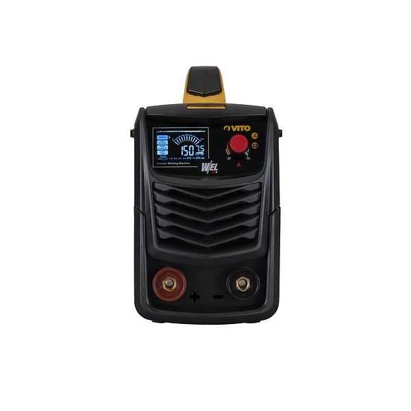 VITO - Poste a souder Profesionnel inverter MMA TIG 150 Ampères+12 baguettes Ø 2.5 mm + Cagoule LCD + Mallette VITO - large
