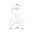 GRUNDFOS - Raccord union vanne laiton - Ecrou : 40x49 - Femelle : 26x34- réf : 519806 - GRUNDFOS - vignette