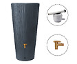 GARANTIA - Récupérateur d'eau Linus 2en1 - Gris graphite - 220 L - vignette